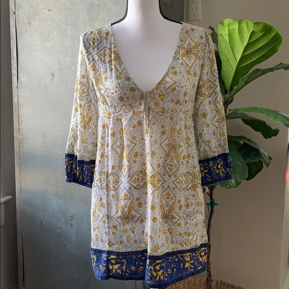Joie A La Plage 100% Cotton Boho Beach Dress